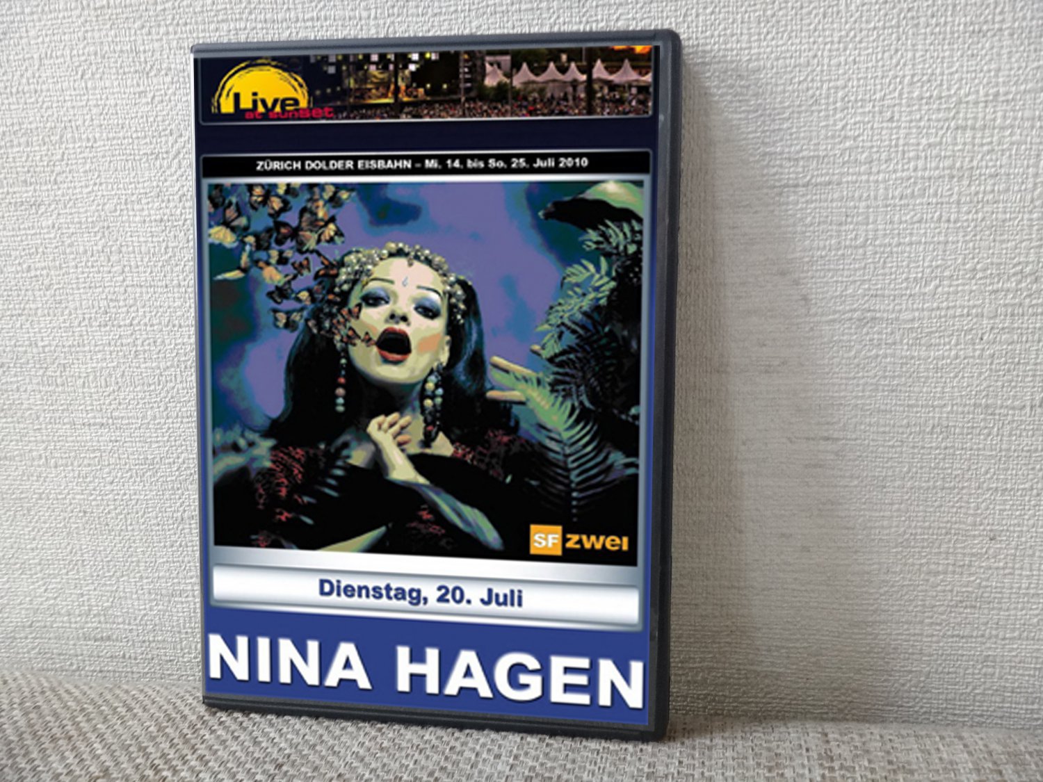 NINA HAGEN Live In Zurich, Switzerland 07.20.2010 DVD