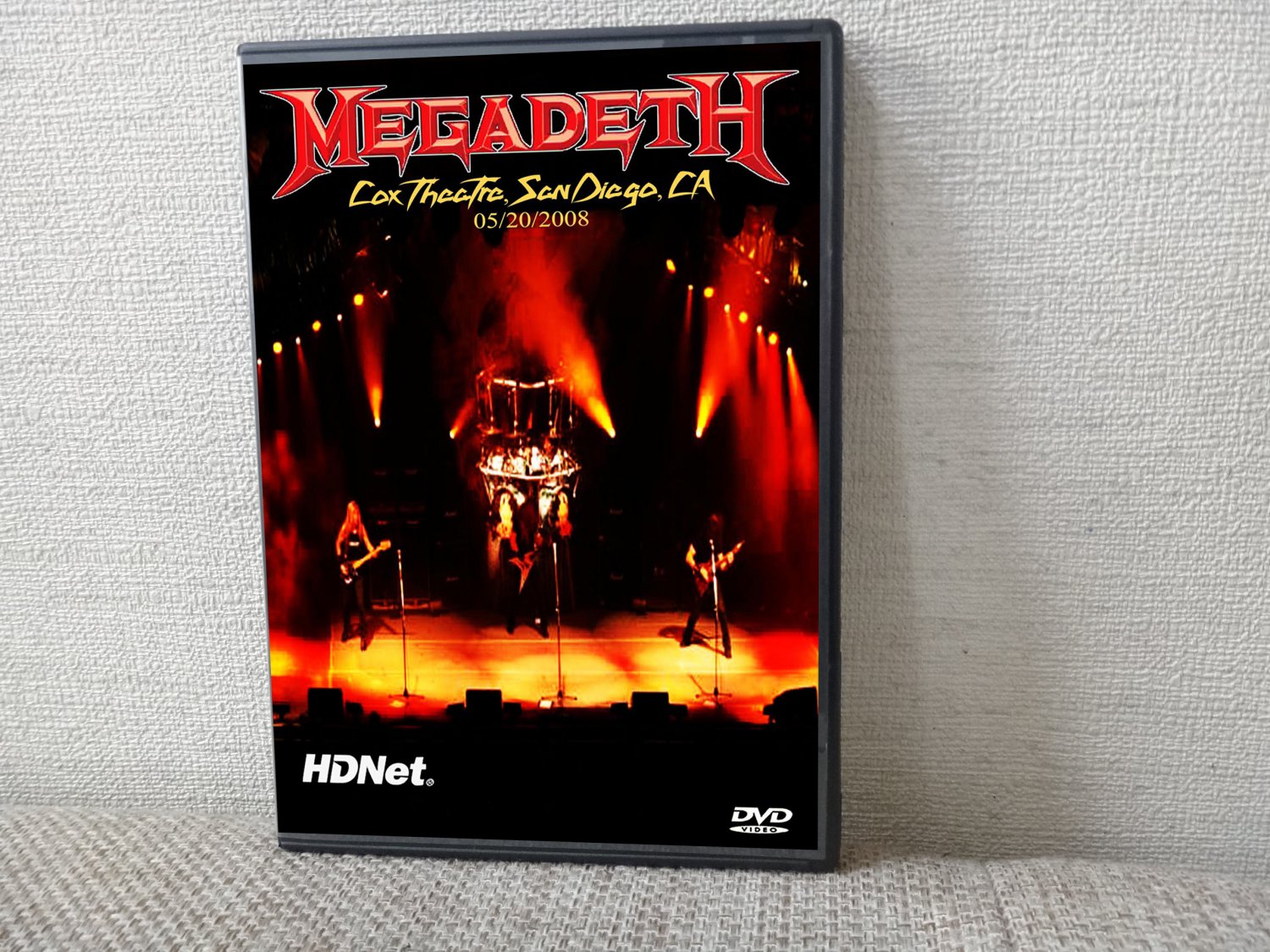 MEGADETH HDNet Cox Theatre, San Diego, CA 05.20.2008 DVD