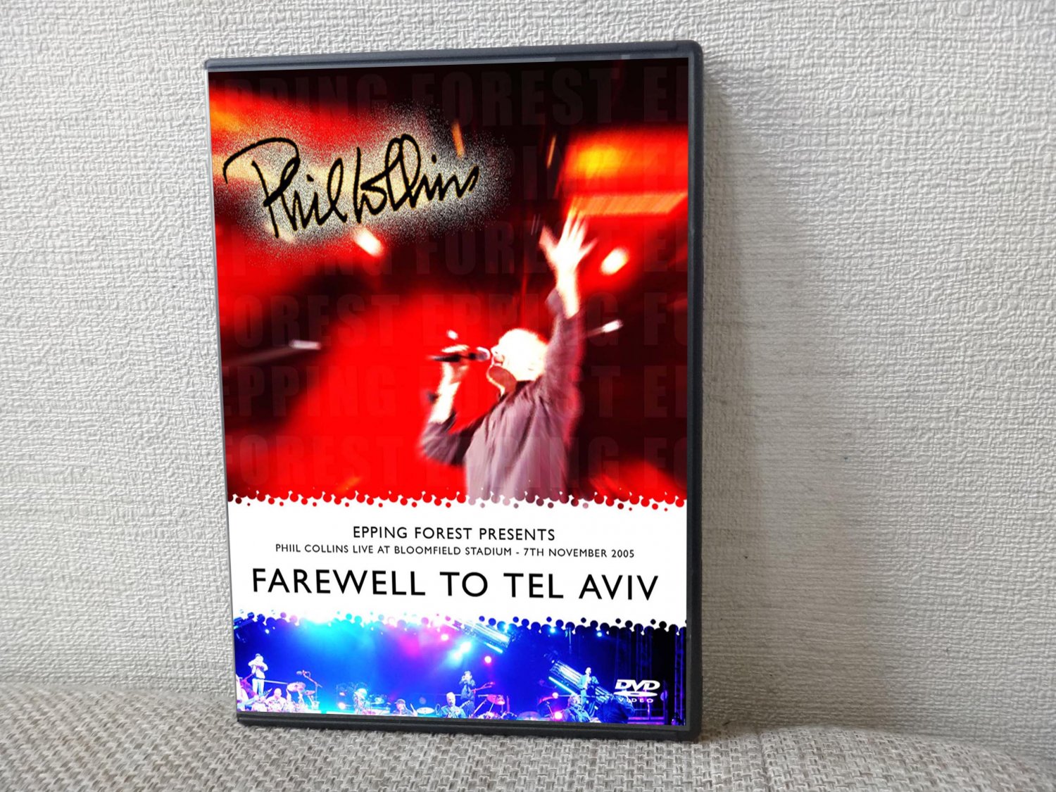 PHIL COLLINS Live At Bloomfield Stadium, Tel Aviv, Isreal 11.07.2005 DVD