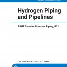 ASME B31.12-2023 - Hydrogen Piping and Pipelines