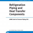 ASME B31.5-2022 Refrigeration Piping and Heat Transfer Components