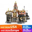 Creative Expert Modular MOC 85007 Steampunk Railway Station Model 2788PCS Building Blocks s