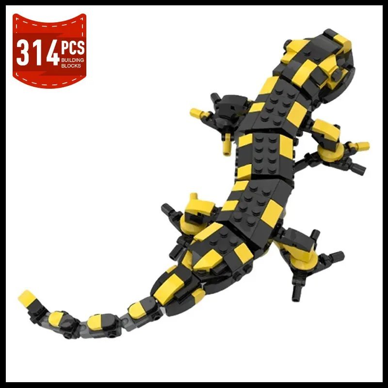 MOC Animal Fire Salamander Model Building Blocks MOC-97315 Ideas Sets Monster Building blocks