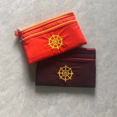Handcrafted Fabric Wallet for Women Nun costume Yoga inspired Meditation Purse Pouch For Gifts