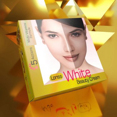 Loriss White Beauty Cream 5 Action Skin Whitening 30g Daily Brightening Cream Original with Tracking