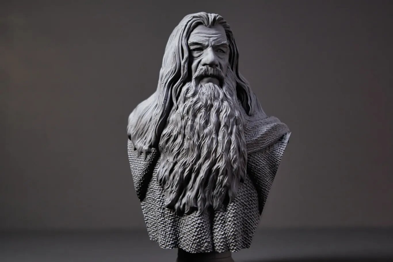 Bust of Gandalf  The 3D model