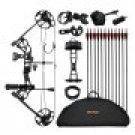 Vevor Compound Bow Archery Right Hand Arrow Set 70 Lbs 320 fps Hunting Shooting Target