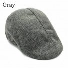 Mens Cotton linen Gatsby Cap Ivy Hat Golf Driving Spring Sun Flat Cabbie Newsboy