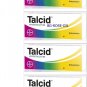 4 PACKS- TALCID 4x20=80 tabs, 500 mg,
