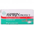 3 PACKS ASPIRIN PROTECT BAYER 100mg. 40tabs.