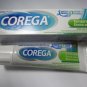 2 PACKS COREGA Extra Strong 2x 40g DENTURE FIXING CREAM ZINC FREE