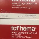 2 PACKS Tot'hema Liquid Iron Ampules 20 x 10ml /Tothema/