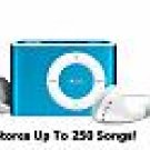 1 Gb Blue Clip On MP3 Player