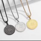Seal of the 7 Archangels Pendant Necklace for Men Protection Stainless steel jewellery
