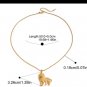 Youthway Unique 18K Gold Plated Lion Pendant Necklace Anti Allergic Men's Jewellery