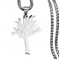 Tree of Life Pendant Necklace Titanium Keychain Versatile Punk Jewelry Present
