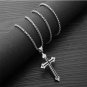 Stainless Steel Cross Pendant Necklaces Punk Hip Hop Gothic Fashion Jewellery