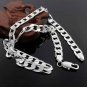 925 Sterling Silver Necklace For Men 22 Inch Classic 6MM Chain Luxury Jewellery
