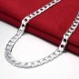 925 Sterling Silver Necklace For Men 22 Inch Classic 6MM Chain Luxury Jewellery