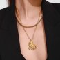 Youthway Unique 18K Gold Plated Lion Pendant Necklace Anti Allergic Jewellery