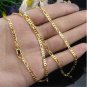 Exquisite Fashion 18K Gold Filled chain Necklace Size 16-30 Inch Jewelry