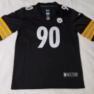 U.S. Shipping 4 Day! T.J. Watt Pittsburgh Steelers Stitched Jersey 90 TJ