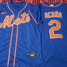 U.S. Shipping 4 Day! Large LuisAngel Acuna New York Mets City Stitched Jersey 2