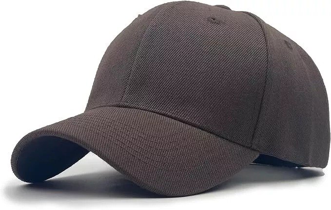 1 pcs Brown Color Plain Blank Solid Adjustable Baseball Cap Hats