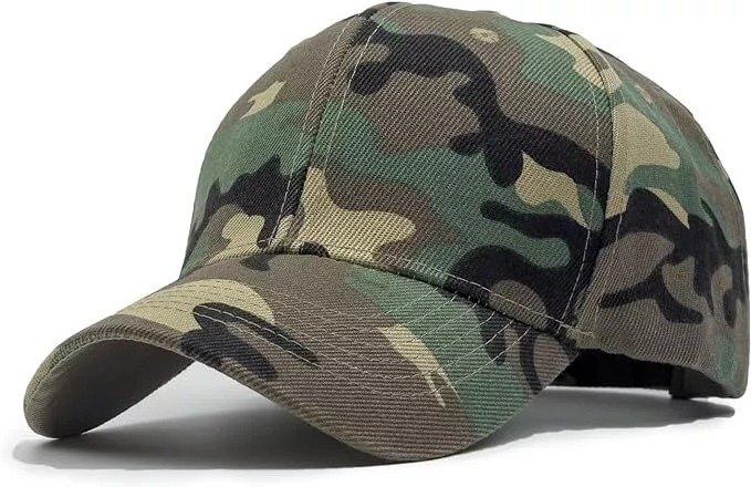 1 pcs Camo Color Plain Blank Solid Adjustable Baseball Cap Hats