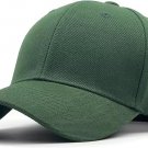 1 pcs Hunter Green Color Plain Blank Solid Adjustable Baseball Cap Hats
