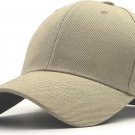 1 pcs Khaki Color Plain Blank Solid Adjustable Baseball Cap Hats