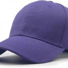 1 pcs Purple Color Plain Blank Solid Adjustable Baseball Cap Hats