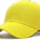 1 pcs Yellow Color Plain Blank Solid Adjustable Baseball Cap Hats 1 pcs Yellow Color Plain Blank Solid Adjustable Baseball Cap Hats