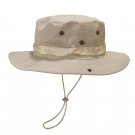 1 pcs Khaki Color Unisex Summer Bucket Boonie Cool Hat Sun Visor Brim Cap Outdoor Fishing Hat