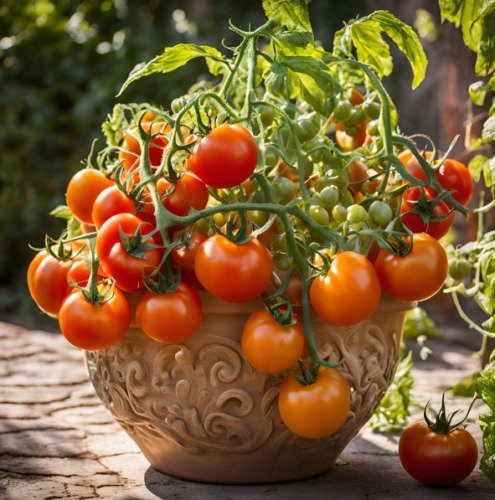 GG88 Twiggy Orange Micro Dwarf Tomato Seeds USA Warehouse