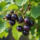Store 30 Black Currant Berry Seeds Ribes Divaricatum Sweet Gooseberry Fruit Bush Fast Ship