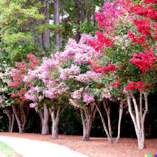 Store 100 Crepe Myrtle Flower Tree Seeds 6 Bright Colors Lagerstroemia  Fast Ship