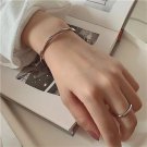 Bracelet Blank Mobius Opening Bangles For Women Minimalism Twisted Wrist Jewelry Accessories Wife