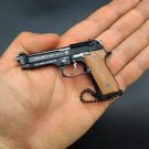 Alloy Toy Gun Exquisite Metal Keychain Look Fake Gun Fidget Toy Gift