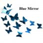 12pcs 3D Butterfly Mirror Wall Stickers - Removable Decals for Home Decor, Kids Room