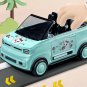 Mini Convertible Toy Car - Pull-Back Action, Opening Doors, Fun for Kids 3+