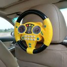 Infant Shining Simulation Steering Wheel Toy - Lights & Sounds for Toddlers