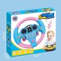 Infant Shining Simulation Steering Wheel Toy - Lights & Sounds for Toddlers