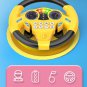 Infant Shining Simulation Steering Wheel Toy - Lights & Sounds for Toddlers
