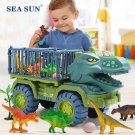 Dinosaur Truck Transport Carrier - Dino Model Toys, Kids Birthday Gift
