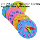 DIY EVA Clock - Montessori Learning Toy, Kids Math & Education