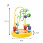 Wooden Roller Coaster Bead Maze S - Montessori Toy for Toddlers 1-3 Years