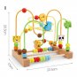 Wooden Roller Coaster Bead Maze L- Montessori Toy for Toddlers 1-3 Years