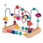 Wooden Roller Coaster Bead Maze L- Montessori Toy for Toddlers 1-3 Years