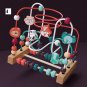 Wooden Roller Coaster Bead Maze L- Montessori Toy for Toddlers 1-3 Years